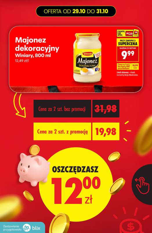 Biedronka - gazetka promocyjna Przeliczamy promocje! od czwartku 29.10 do soboty 31.10 - strona 5