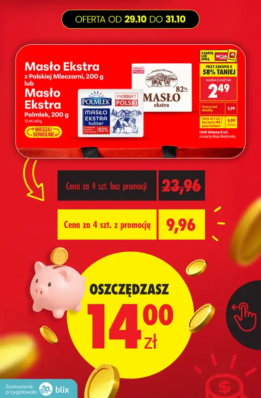 Biedronka - gazetka promocyjna Przeliczamy promocje!  