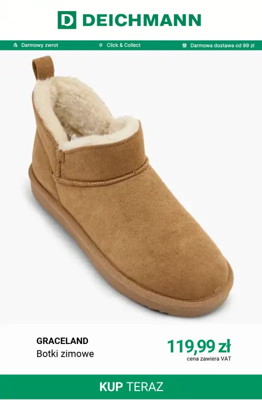 Deichmann - gazetka promocyjna Cozy Boots damskie od czwartku 29.10  - strona 13