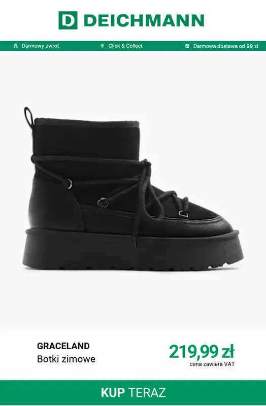 Deichmann - gazetka promocyjna Cozy Boots damskie od czwartku 29.10  - strona 12