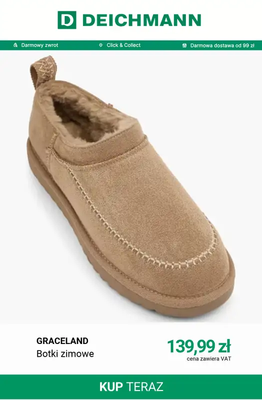 Deichmann - gazetka promocyjna Cozy Boots damskie od czwartku 29.10  - strona 7