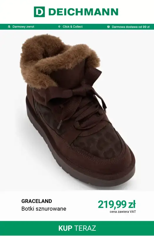 Deichmann - gazetka promocyjna Cozy Boots damskie od czwartku 29.10  - strona 14