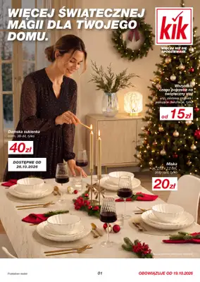 KiK - gazetka promocyjna Gazetka od piątku 30.10 do soboty 07.11