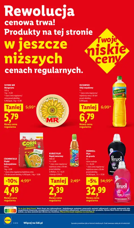 Lidl - gazetka promocyjna Rewolucja Cenowa! od środy 16.09 do czwartku 31.12 - strona 12