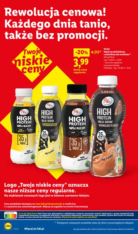 Lidl - gazetka promocyjna Rewolucja Cenowa! od środy 16.09 do czwartku 31.12 - strona 4