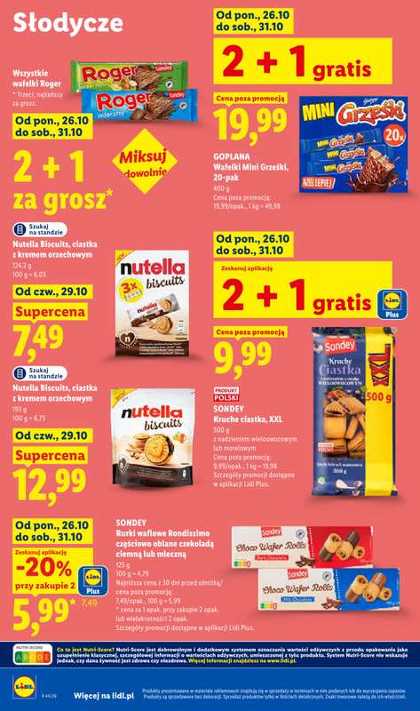 Lidl - gazetka promocyjna Oferta od czwartku od czwartku 29.10 do soboty 31.10 - strona 78