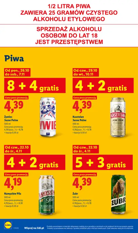 Lidl - gazetka promocyjna Oferta od czwartku od czwartku 29.10 do soboty 31.10 - strona 88