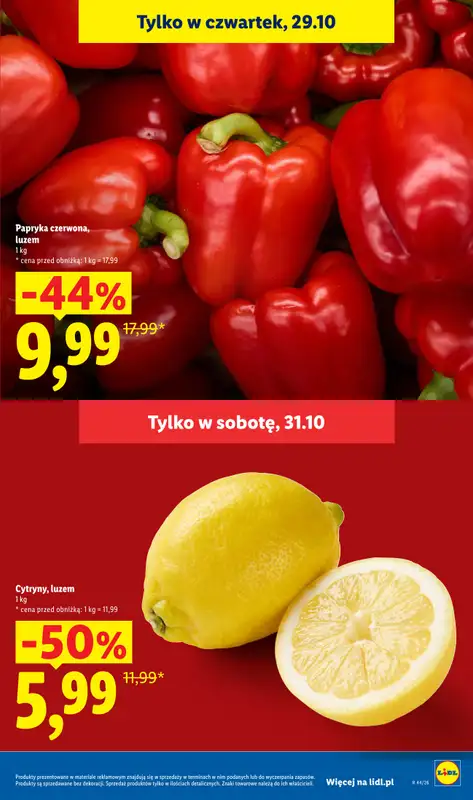 Lidl - gazetka promocyjna Oferta od czwartku od czwartku 29.10 do soboty 31.10 - strona 15