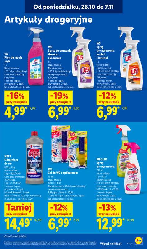 Lidl - gazetka promocyjna Oferta od czwartku od czwartku 29.10 do soboty 31.10 - strona 107