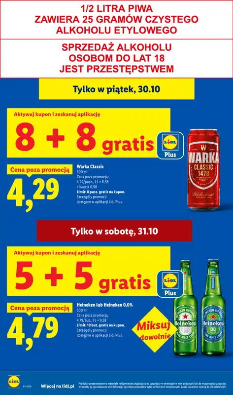 Lidl - gazetka promocyjna Oferta od czwartku od czwartku 29.10 do soboty 31.10 - strona 28