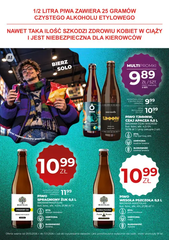 Duży Ben - gazetka promocyjna Gazetka piwna od czwartku 29.10 do środy 11.11 - strona 16