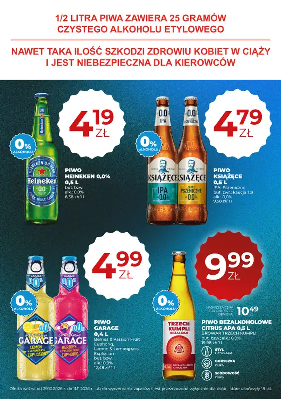 Duży Ben - gazetka promocyjna Gazetka piwna od czwartku 29.10 do środy 11.11 - strona 21