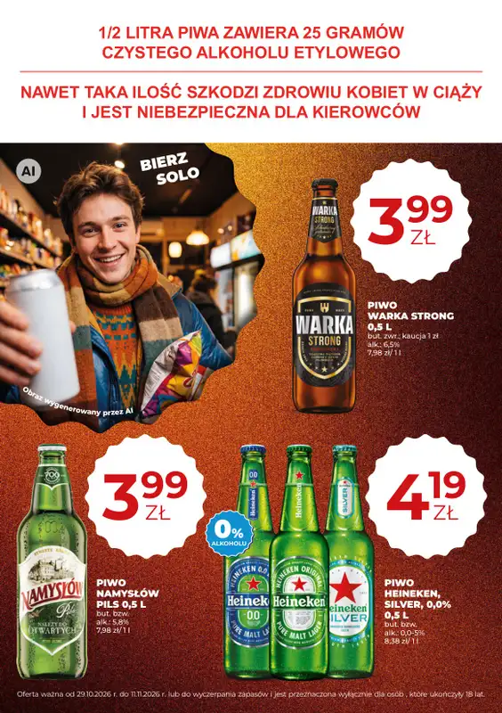 Duży Ben - gazetka promocyjna Gazetka piwna od czwartku 29.10 do środy 11.11 - strona 4