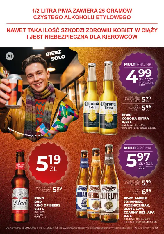 Duży Ben - gazetka promocyjna Gazetka piwna od czwartku 29.10 do środy 11.11 - strona 6