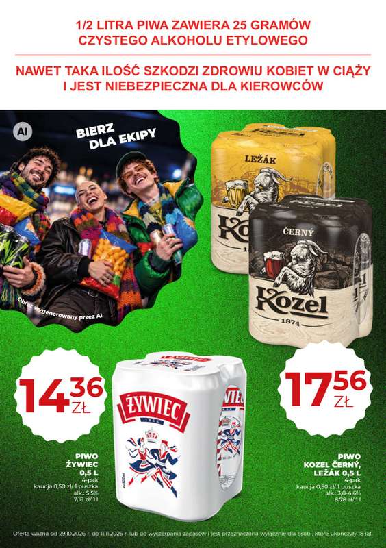 Duży Ben - gazetka promocyjna Gazetka piwna od czwartku 29.10 do środy 11.11 - strona 10