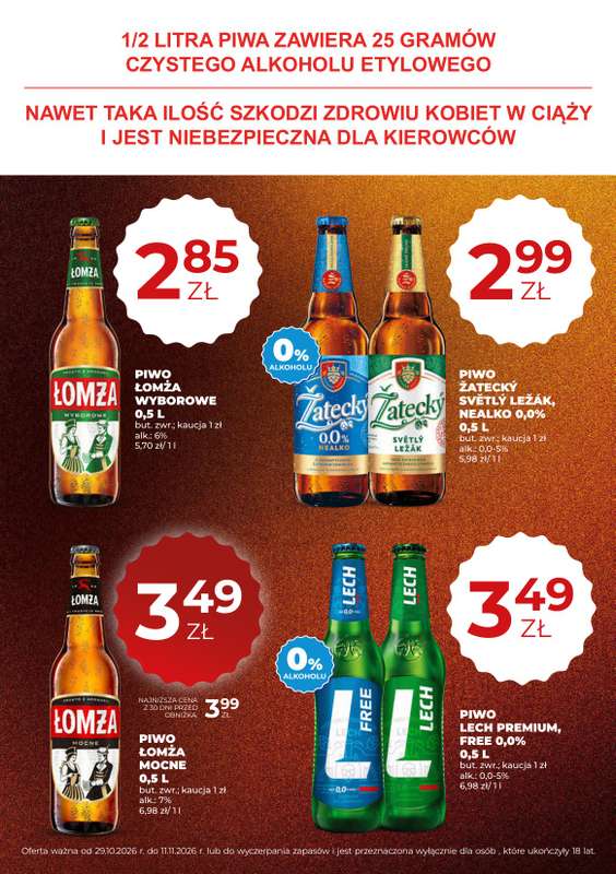 Duży Ben - gazetka promocyjna Gazetka piwna od czwartku 29.10 do środy 11.11 - strona 3