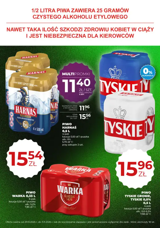 Duży Ben - gazetka promocyjna Gazetka piwna od czwartku 29.10 do środy 11.11 - strona 9