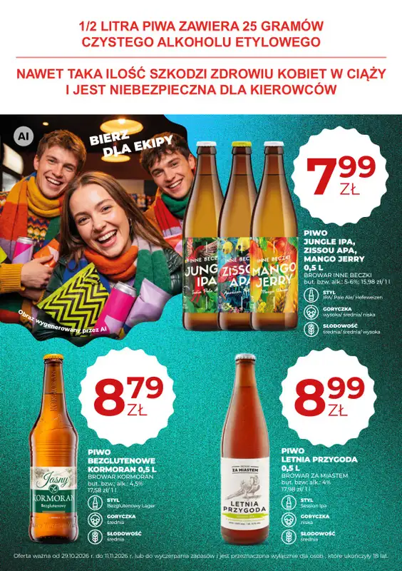 Duży Ben - gazetka promocyjna Gazetka piwna od czwartku 29.10 do środy 11.11 - strona 14
