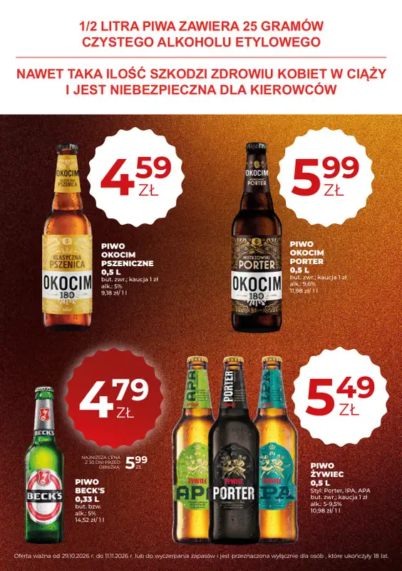 Duży Ben - gazetka promocyjna Gazetka piwna od czwartku 29.10 do środy 11.11 - strona 5
