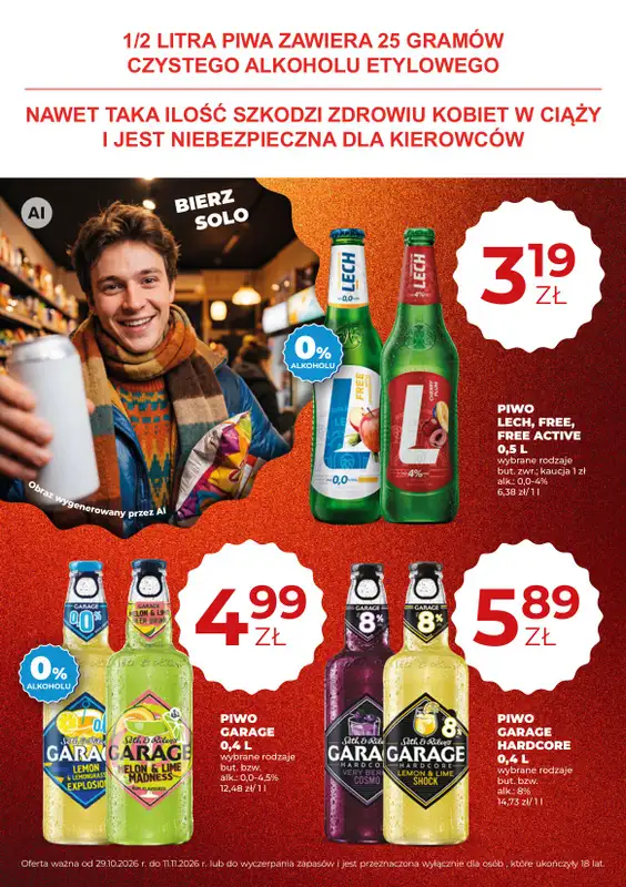 Duży Ben - gazetka promocyjna Gazetka piwna od czwartku 29.10 do środy 11.11 - strona 12