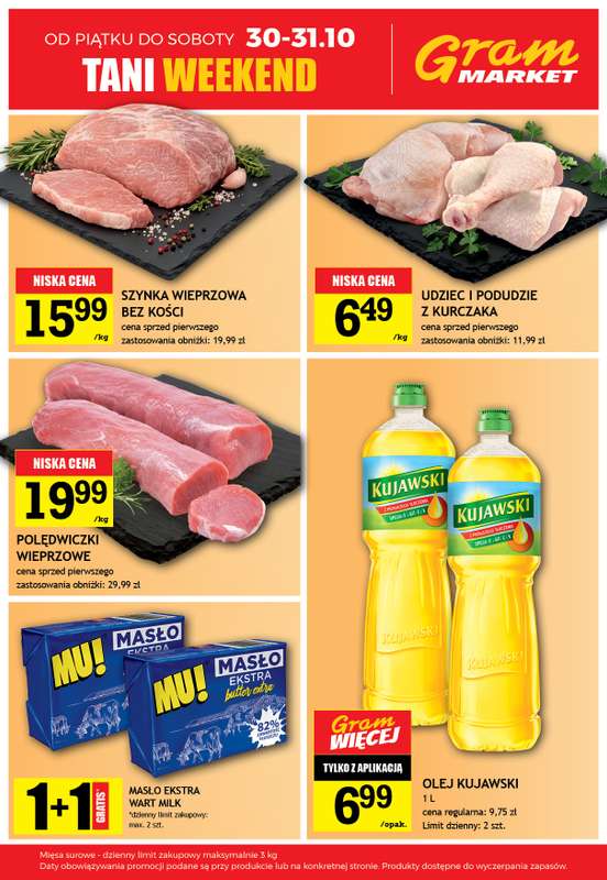 Gram Market - gazetka promocyjna Cały tydzień niskie ceny od czwartku 29.10 do wtorku 03.11 - strona 2