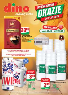 Dino - gazetka promocyjna Weekendowe okazje od piątku 30.10 do soboty 31.10