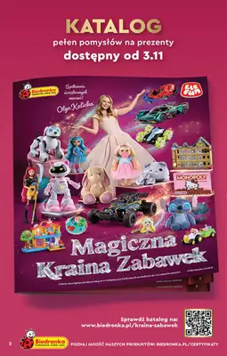 Biedronka - gazetka promocyjna Hity i inspiracje, od 31.10 od soboty 31.10 do środy 18.11 - strona 2