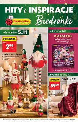 Biedronka - gazetka promocyjna Hity i inspiracje, od 31.10 od soboty 31.10 do środy 18.11