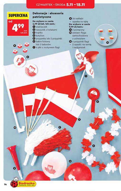Biedronka - gazetka promocyjna Hity i inspiracje, od 31.10 od soboty 31.10 do środy 18.11 - strona 14