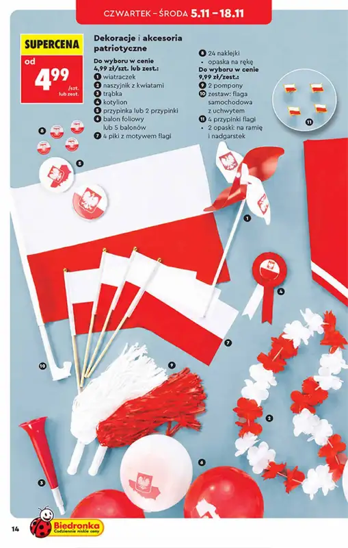 Biedronka - gazetka promocyjna Hity i inspiracje, od 31.10 od soboty 31.10 do środy 18.11 - strona 14