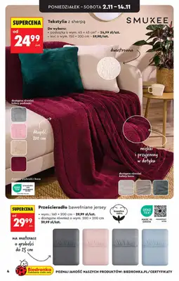 Biedronka - gazetka promocyjna Hity i inspiracje, od 31.10 od soboty 31.10 do środy 18.11 - strona 4