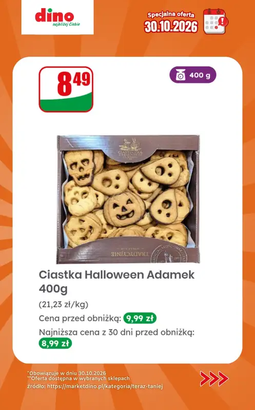 Dino - gazetka promocyjna Specjalna oferta na 30.10.2026 - promocje spoza gazetki od piątku 30.10 do piątku 30.10 - strona 2