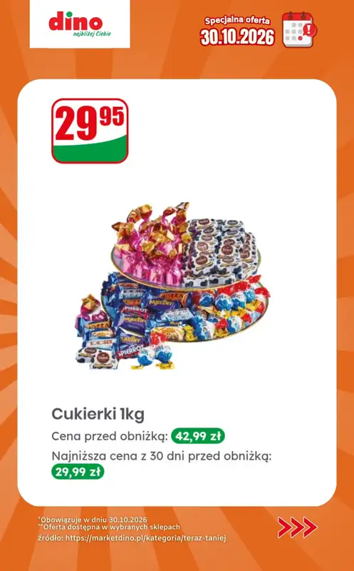 Dino - gazetka promocyjna Specjalna oferta na 30.10.2026 - promocje spoza gazetki od piątku 30.10 do piątku 30.10 - strona 7