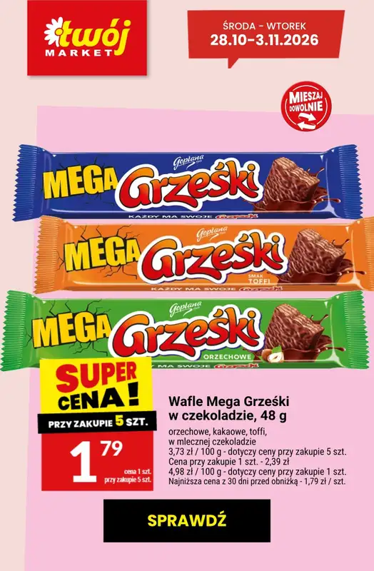 Twój Market - gazetka promocyjna Najlepsze promocje! od piątku 30.10 do wtorku 03.11 - strona 9