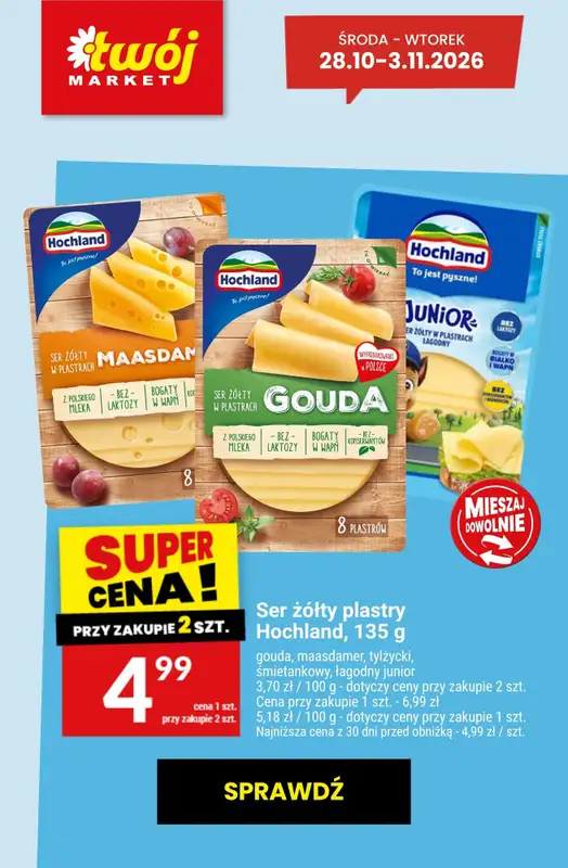Twój Market - gazetka promocyjna Najlepsze promocje! od piątku 30.10 do wtorku 03.11 - strona 10