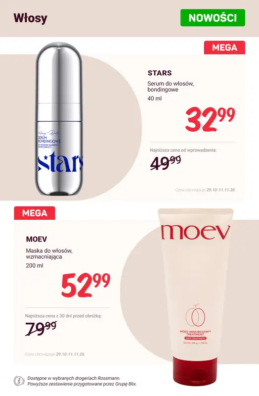 Rossmann - gazetka promocyjna Nowości na promocji! od soboty 31.10 do środy 11.11 - strona 8