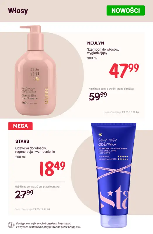 Rossmann - gazetka promocyjna Nowości na promocji! od soboty 31.10 do środy 11.11 - strona 9