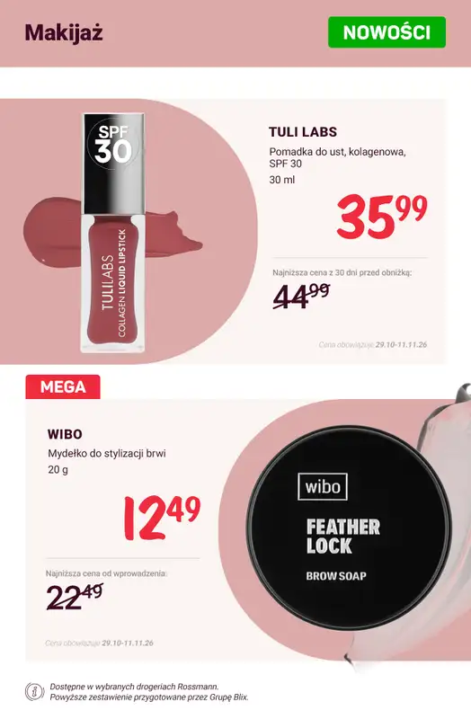 Rossmann - gazetka promocyjna Nowości na promocji! od soboty 31.10 do środy 11.11 - strona 6