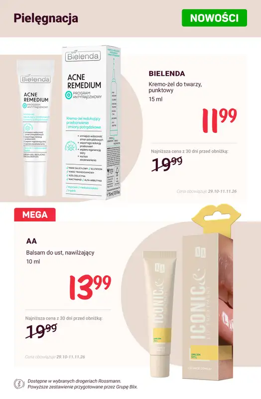 Rossmann - gazetka promocyjna Nowości na promocji! od soboty 31.10 do środy 11.11 - strona 10