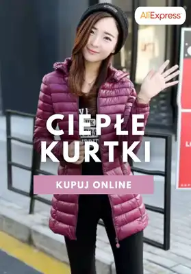 AliExpress - gazetka promocyjna Ciepłe kurtki damskie od piątku 30.10 