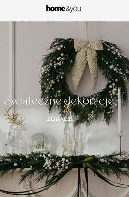 home&you - gazetka promocyjna Świąteczne dekoracje od piątku 30.10 do czwartku 05.11