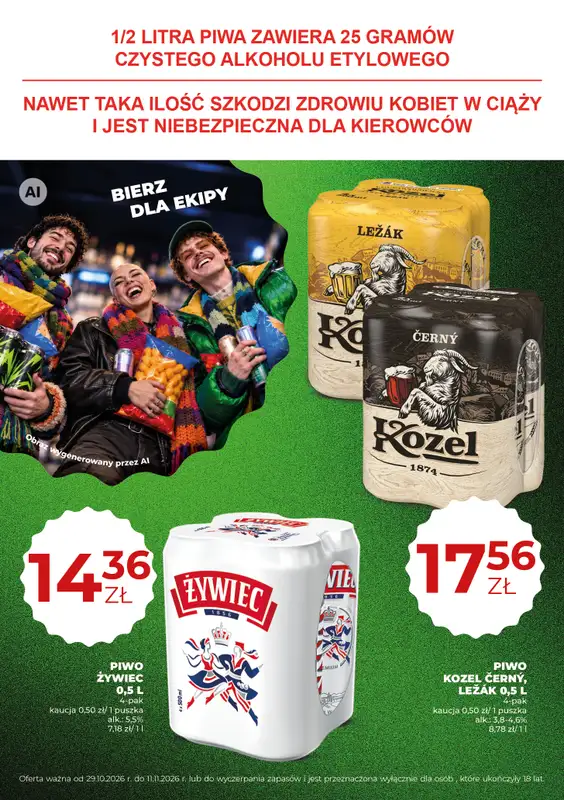 Duży Ben - gazetka promocyjna Gazetka piwna od czwartku 29.10 do środy 11.11 - strona 10