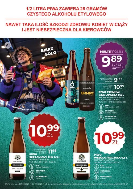 Duży Ben - gazetka promocyjna Gazetka piwna od czwartku 29.10 do środy 11.11 - strona 16