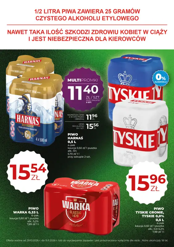 Duży Ben - gazetka promocyjna Gazetka piwna od czwartku 29.10 do środy 11.11 - strona 9