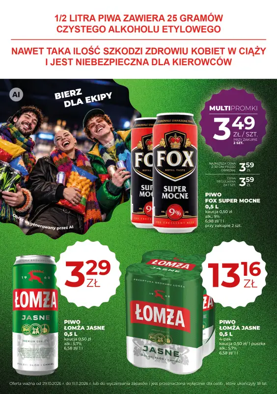 Duży Ben - gazetka promocyjna Gazetka piwna od czwartku 29.10 do środy 11.11 - strona 8