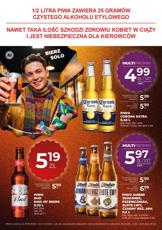 Duży Ben - gazetka promocyjna Gazetka piwna od czwartku 29.10 do środy 11.11 - strona 6