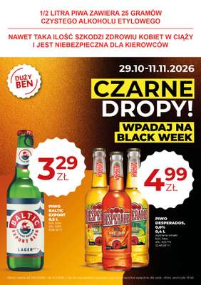 Duży Ben - gazetka promocyjna Gazetka piwna od czwartku 29.10 do środy 11.11