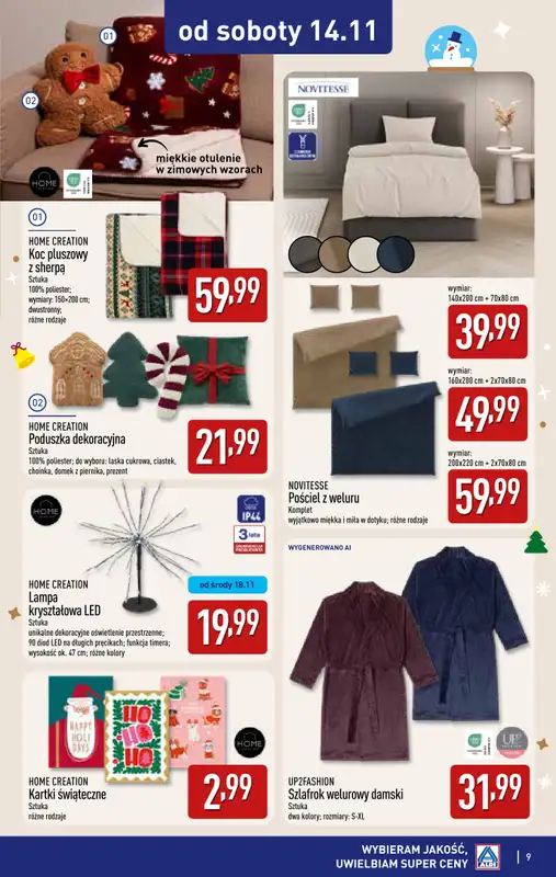 Aldi - gazetka promocyjna Wyjątkowe prezenty od piątku 30.10 do czwartku 31.12 - strona 9