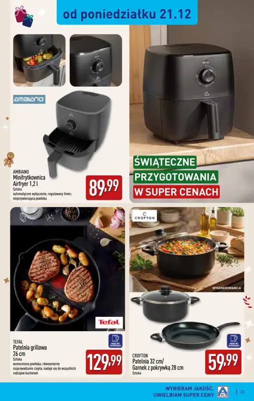 Aldi - gazetka promocyjna Wyjątkowe prezenty od piątku 30.10 do czwartku 31.12 - strona 31