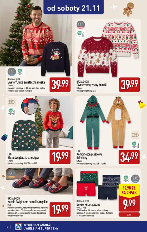 Aldi - gazetka promocyjna Wyjątkowe prezenty od piątku 30.10 do czwartku 31.12 - strona 12